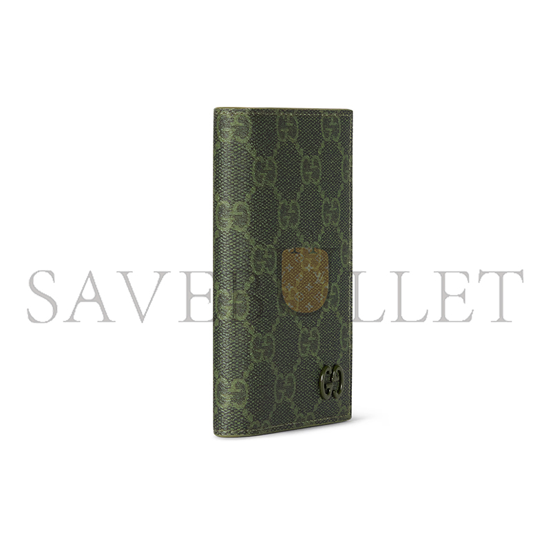 170 GUCCI GG MONOGRAM LONG CARD CASE 768249 (15*12cm) 170 GUCCI GG MONOGRAM LONG CARD CASE 768249 (15*12cm)